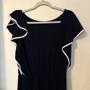 Ralph Lauren Stretch flutter sleeve cocktail dress